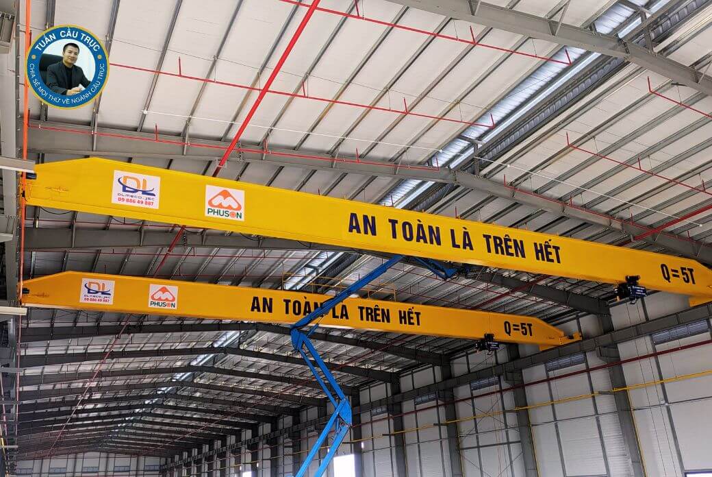 Giải pháp cầu trục dầm đơn 5 tấn Giải pháp cầu trục dầm đơn 5 tấn