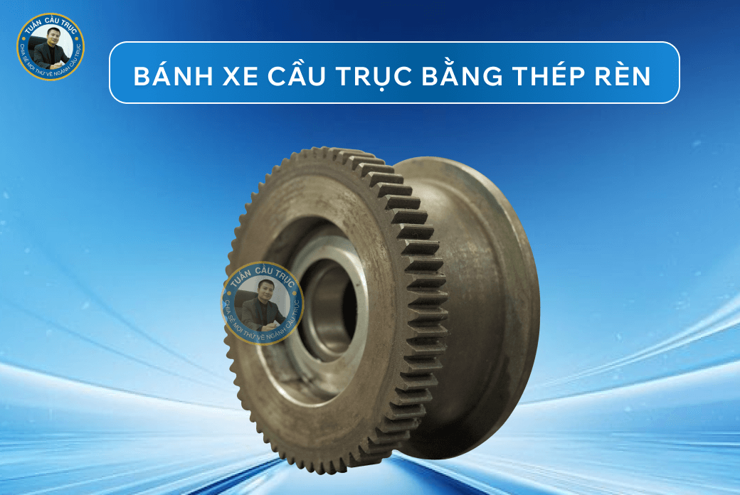 Bánh xe cầu trục bằng thép rèn 