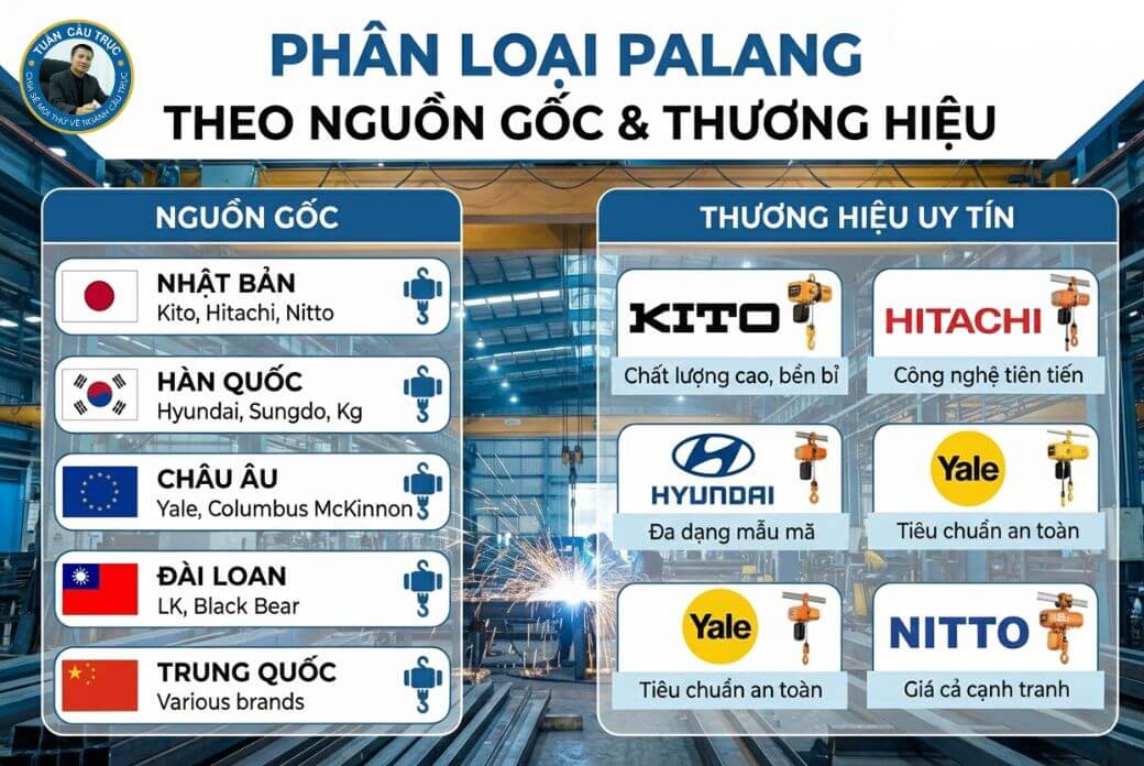 Phân loại theo nguồn gốc & thương hiệu