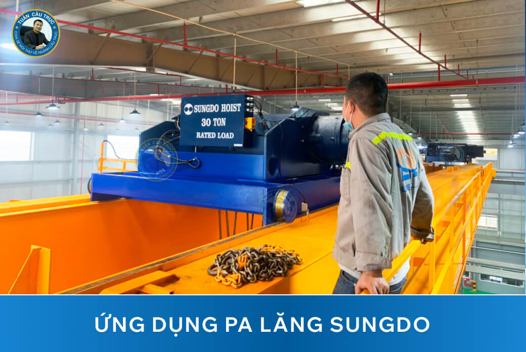 Ứng dụng pa lăng Sungdo