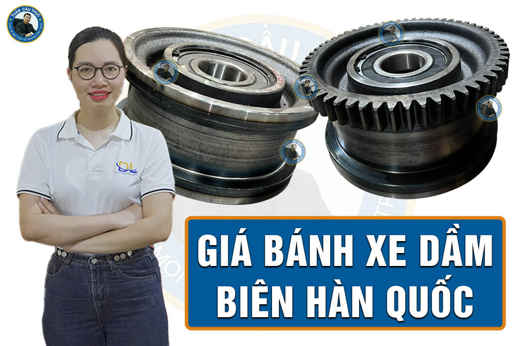 Giá bánh xe dầm biên Hàn Quốc
