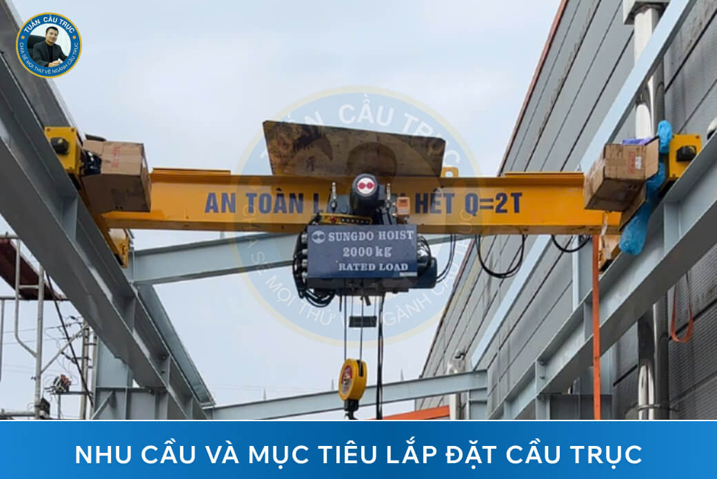 Nhu cầu và mục tiêu lắp đặt cầu trục (Hình ảnh cầu trục SJTECH) Nhu cầu và mục tiêu lắp đặt cầu trục (Hình ảnh cầu trục SJTECH)