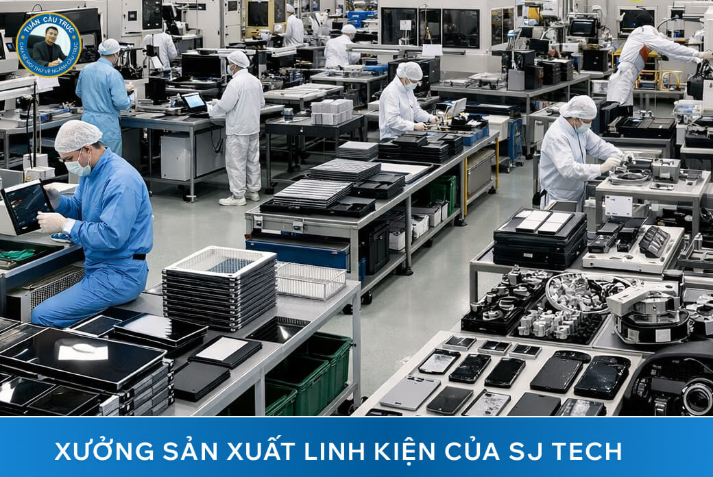 Xưởng sản xuất linh kiện của SJTECH Xưởng sản xuất linh kiện của SJTECH