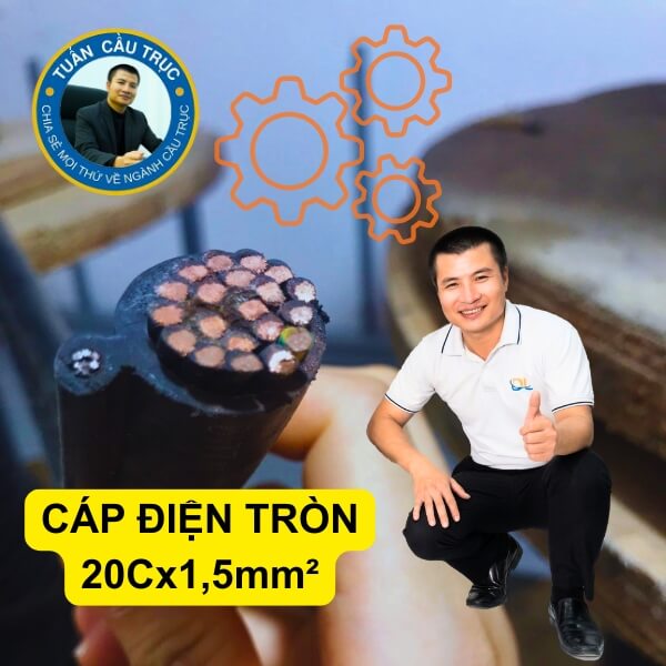 Cáp Điện Tròn 20Cx1,5mm²
