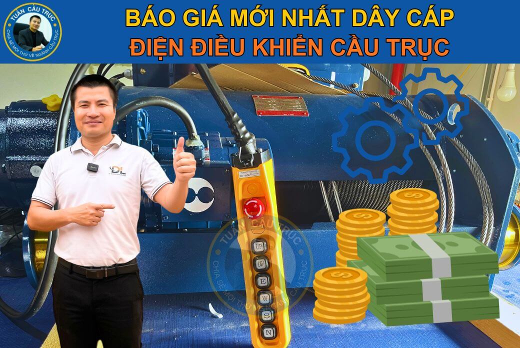 Báo giá dây cáp điện điều khiển cầu trục Báo giá dây cáp điện điều khiển cầu trục