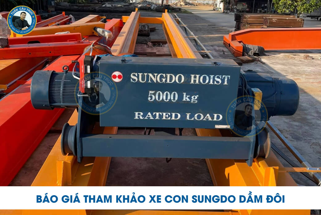 Báo giá tham khảo xe con Sungdo dầm đôi Báo giá tham khảo xe con Sungdo dầm đôi