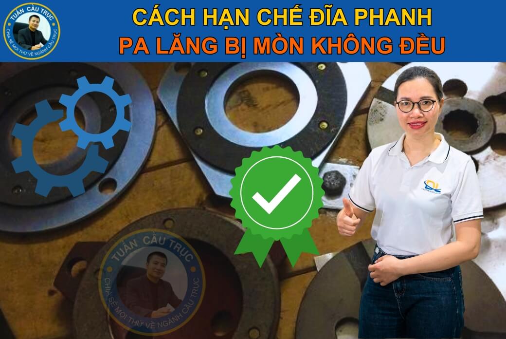 Cách hạn chế đĩa phanh pa lăng bị mòn không đều Cách hạn chế đĩa phanh pa lăng bị mòn không đều