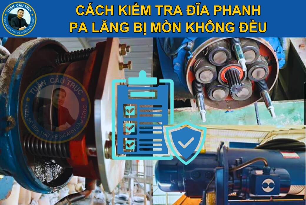 Cách kiểm tra đĩa phanh pa lăng bị mòn không đều Cách kiểm tra đĩa phanh pa lăng bị mòn không đều
