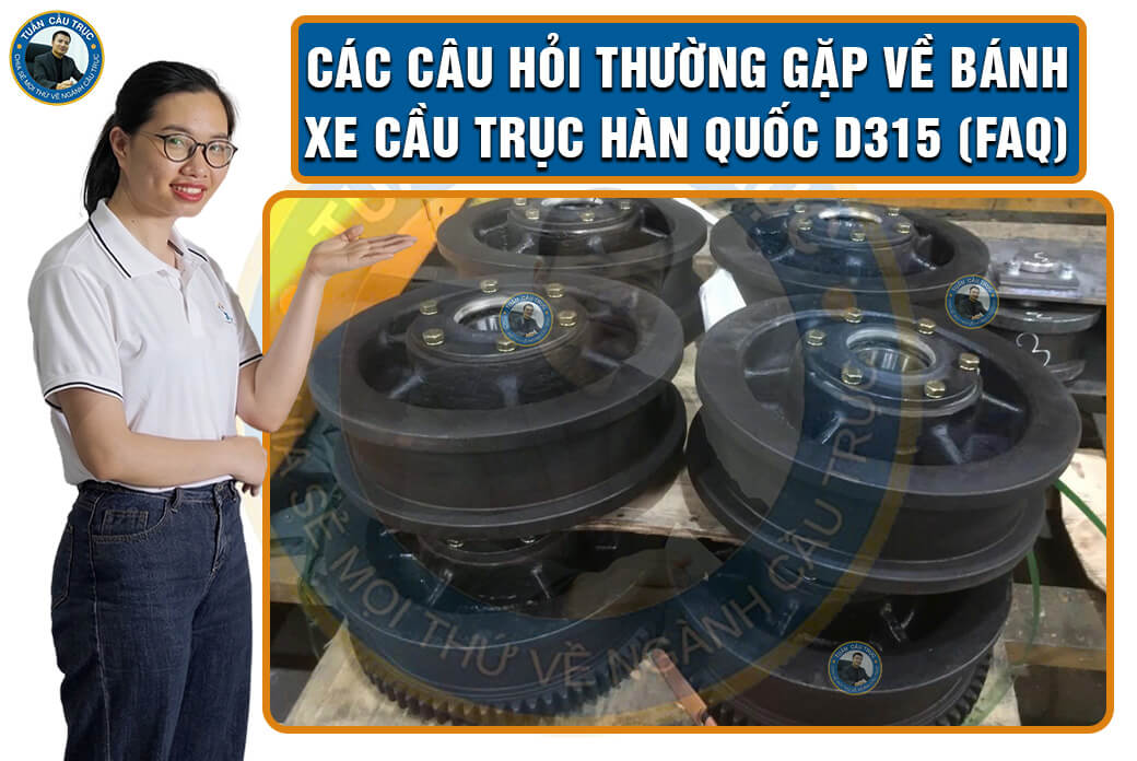 Các câu hỏi thường gặp về bánh xe cầu trục Hàn Quốc D315 (FAQ) Các câu hỏi thường gặp về bánh xe cầu trục Hàn Quốc D315 (FAQ)