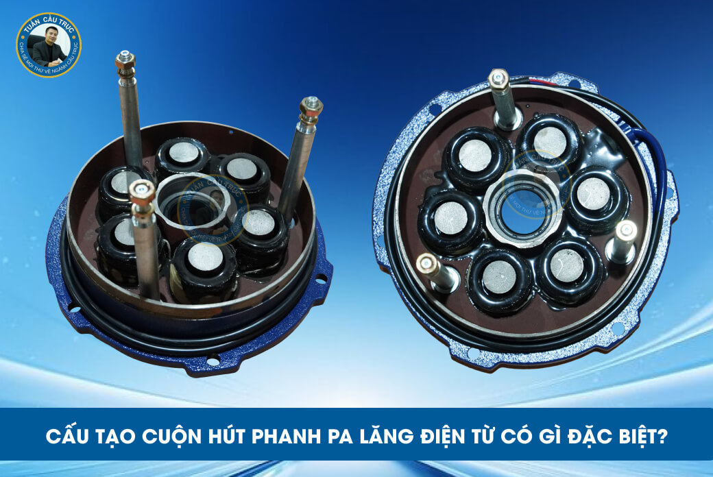 Cấu tạo cuộn hút phanh pa lăng điện từ có gì đặc biệt? Cấu tạo cuộn hút phanh pa lăng điện từ có gì đặc biệt?