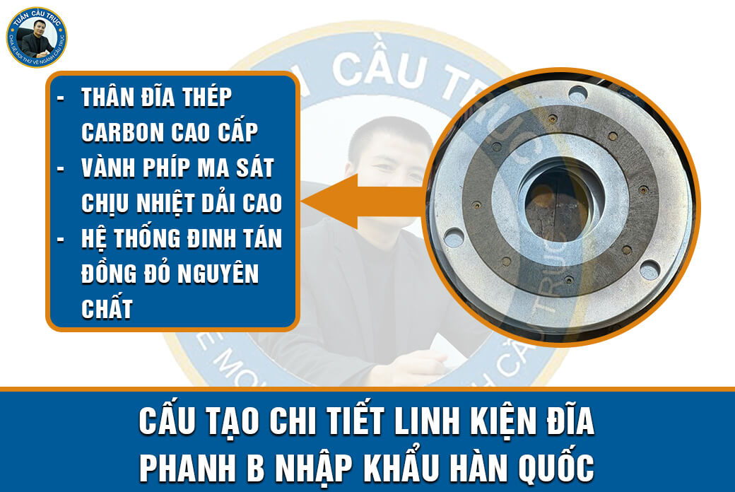 Cấu tạo chi tiết linh kiện đĩa phanh B nhập khẩu Hàn Quốc Cấu tạo chi tiết linh kiện đĩa phanh B nhập khẩu Hàn Quốc