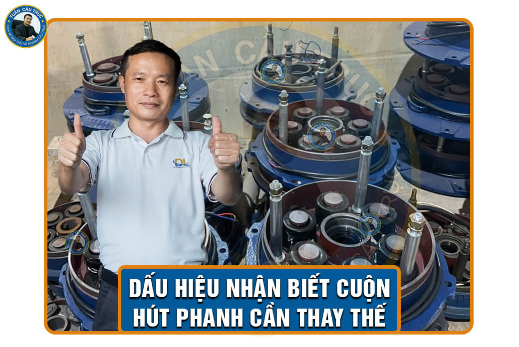 Dấu hiệu nhận biết cuộn hút phanh cần thay thế Dấu hiệu nhận biết cuộn hút phanh cần thay thế