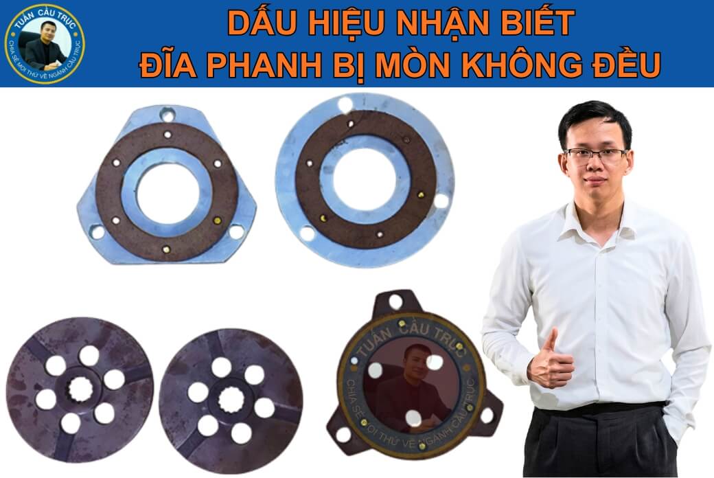 Dấu hiệu nhận biết đĩa phanh bị mòn không đều Dấu hiệu nhận biết đĩa phanh bị mòn không đều