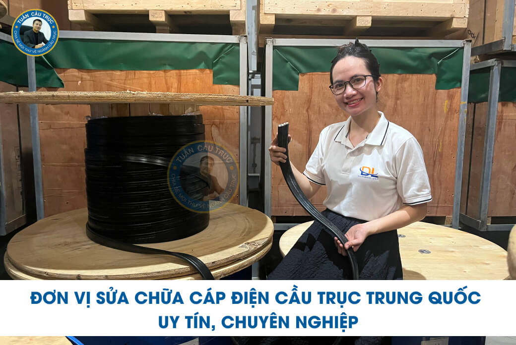 Tuấn Cầu Trục - Đơn vị sửa chữa cáp điện cầu trục Trung Quốc uy tín, chuyên nghiệp Tuấn Cầu Trục - Đơn vị sửa chữa cáp điện cầu trục Trung Quốc uy tín, chuyên nghiệp