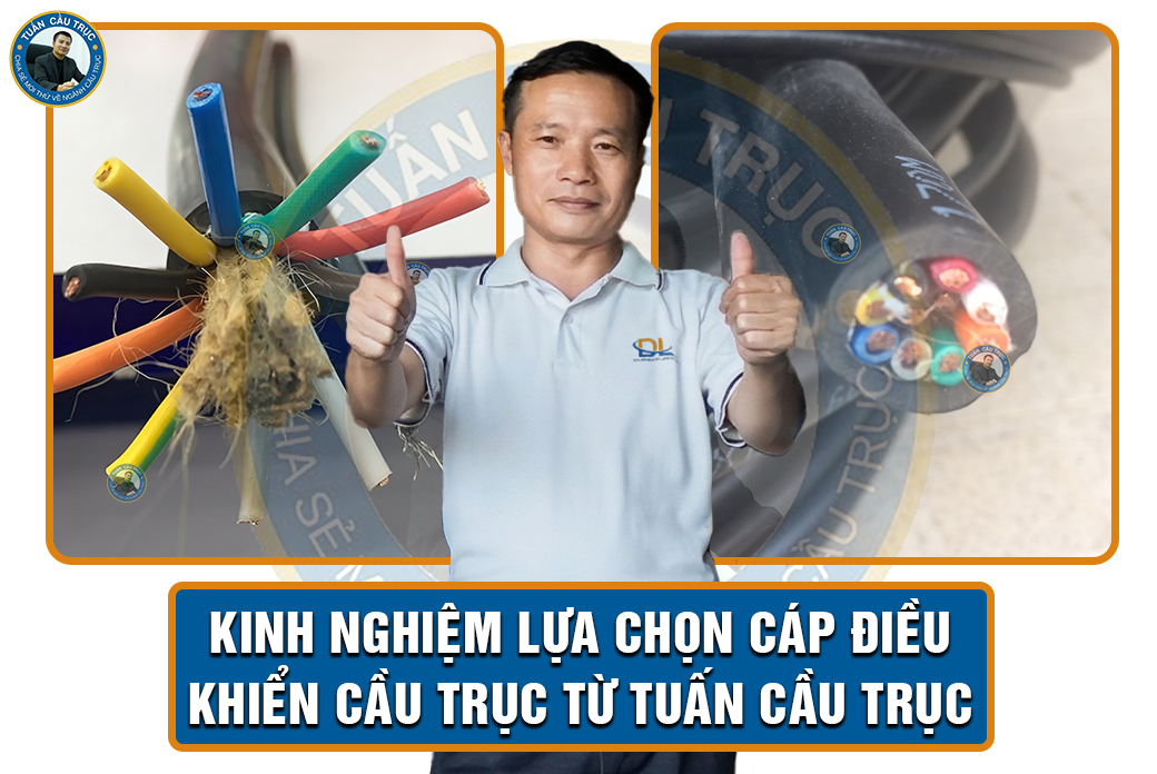 Kinh nghiệm lựa chọn cáp điều khiển cầu trục từ Tuấn Cầu Trục Kinh nghiệm lựa chọn cáp điều khiển cầu trục từ Tuấn Cầu Trục