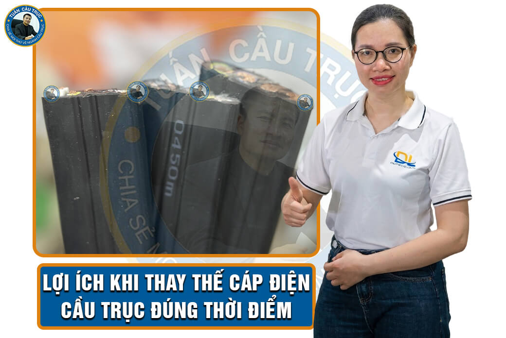 Lợi ích khi thay thế cáp điện cầu trục đúng thời điểm Lợi ích khi thay thế cáp điện cầu trục đúng thời điểm