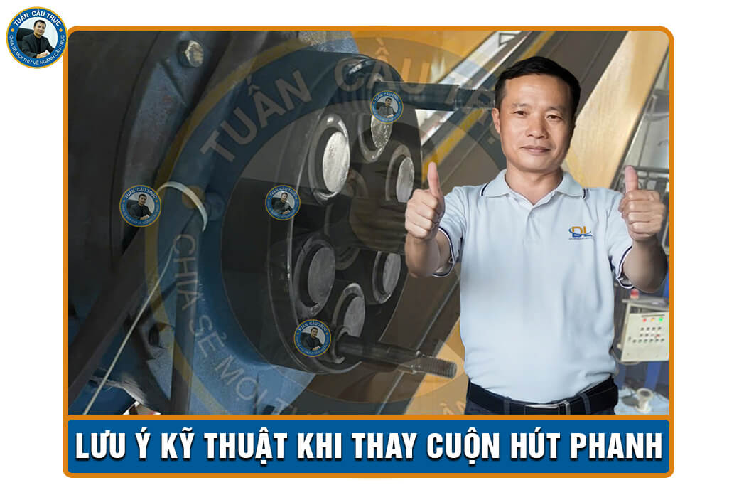 Lưu ý kỹ thuật khi thay cuộn hút phanh Lưu ý kỹ thuật khi thay cuộn hút phanh