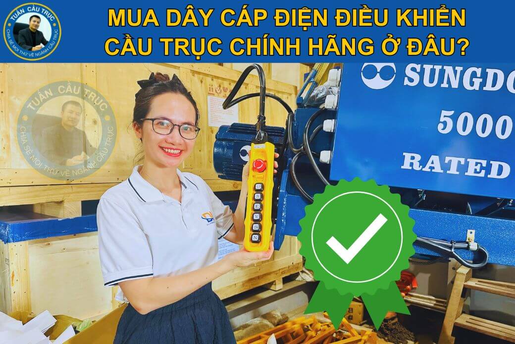Mua dây cáp điện điều khiển cầu trục chính hãng ở đâu Mua dây cáp điện điều khiển cầu trục chính hãng ở đâu