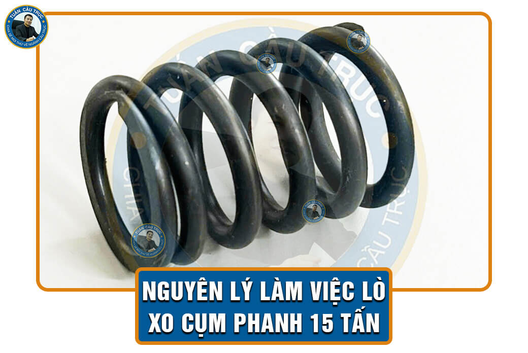 Nguyên lý làm việc lò xo cụm phanh 15 tấn Nguyên lý làm việc lò xo cụm phanh 15 tấn