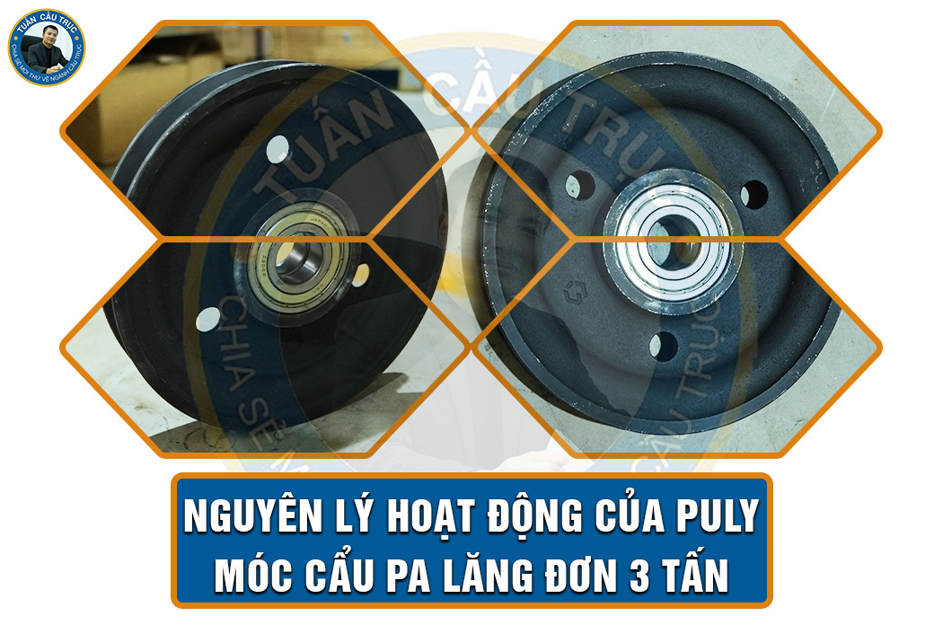 Nguyên lý hoạt động của puly móc cẩu pa lăng đơn 3 tấn Nguyên lý hoạt động của puly móc cẩu pa lăng đơn 3 tấn