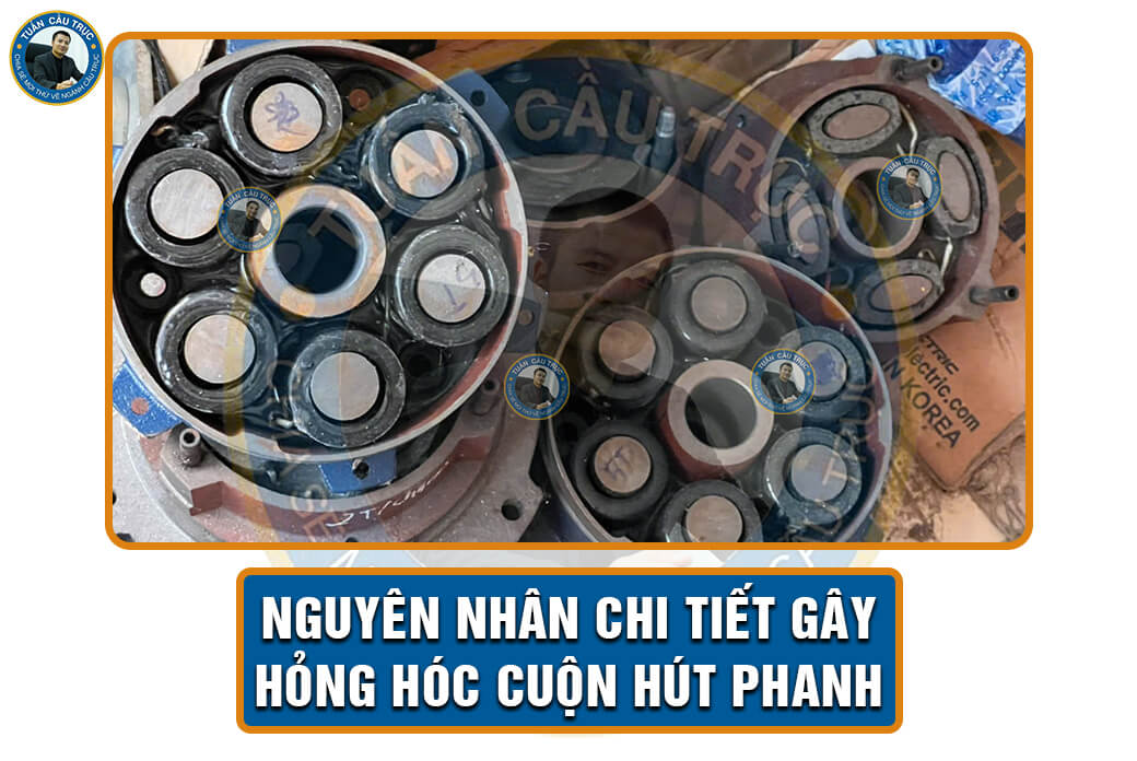 Nguyên nhân chi tiết gây hỏng hóc cuộn hút phanh Nguyên nhân chi tiết gây hỏng hóc cuộn hút phanh