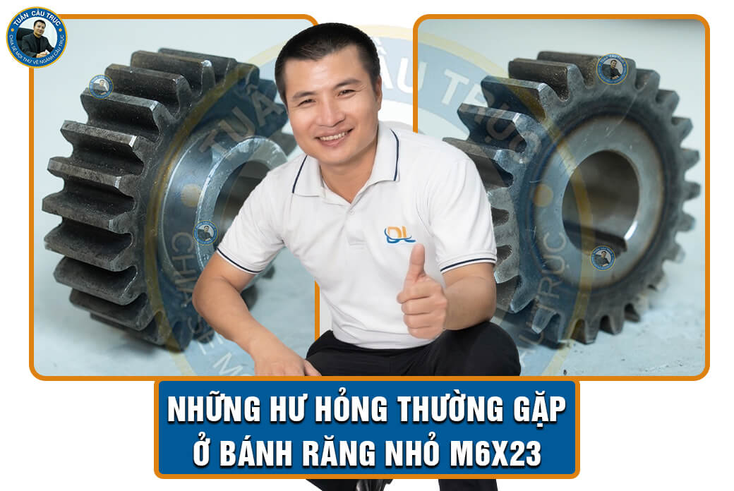 Những hư hỏng thường gặp ở bánh răng nhỏ M6x23 Những hư hỏng thường gặp ở bánh răng nhỏ M6x23