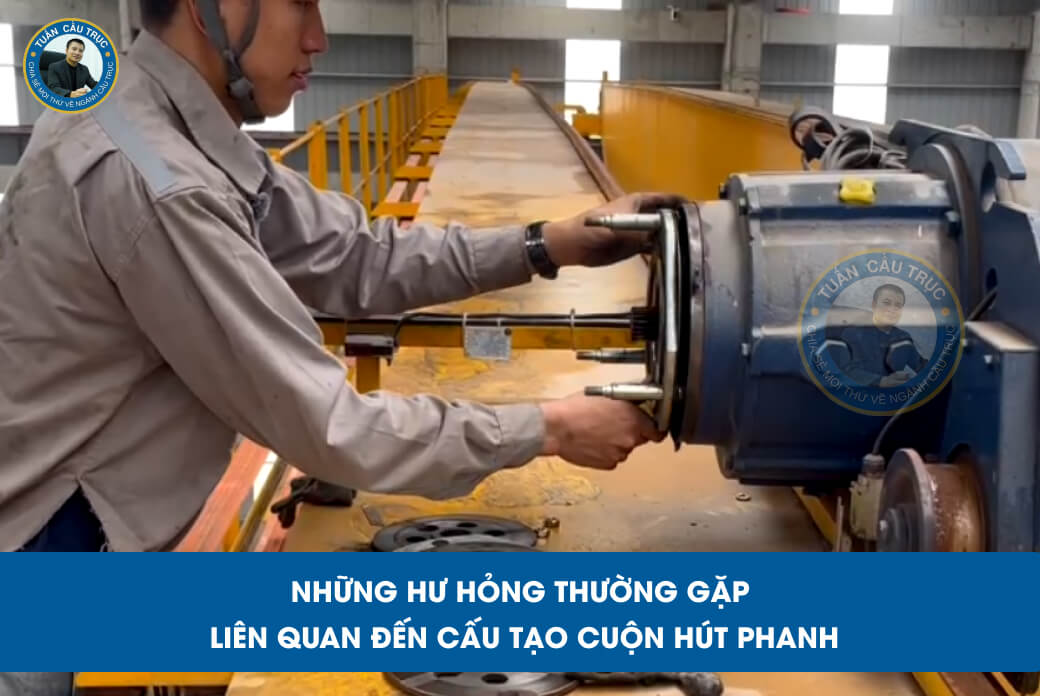 Những hư hỏng thường gặp liên quan đến cấu tạo cuộn hút phanh Những hư hỏng thường gặp liên quan đến cấu tạo cuộn hút phanh