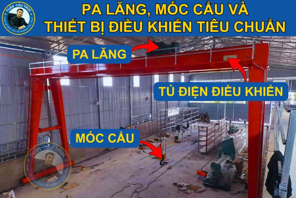 Pa lăng, móc cẩu và thiết bị điều khiển tiêu chuẩn Pa lăng, móc cẩu và thiết bị điều khiển tiêu chuẩn