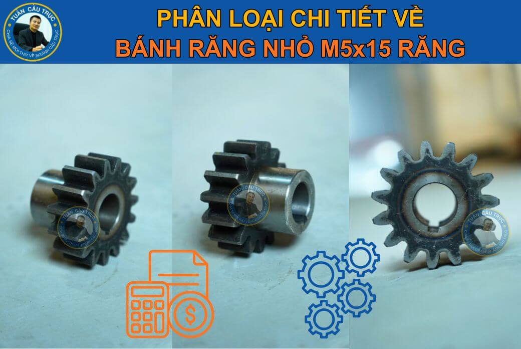 Phân loại bánh răng nhỏ M5x15 răng Phân loại bánh răng nhỏ M5x15 răng