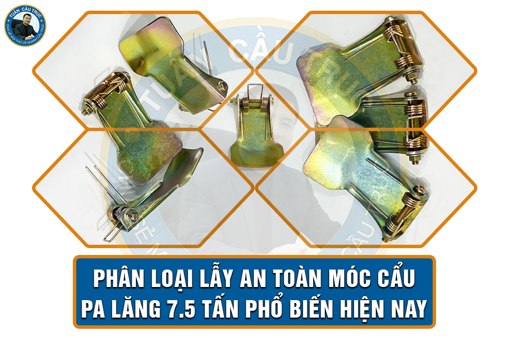 Phân loại lẫy an toàn móc cẩu pa lăng 7.5 tấn phổ biến hiện nay Phân loại lẫy an toàn móc cẩu pa lăng 7.5 tấn phổ biến hiện nay
