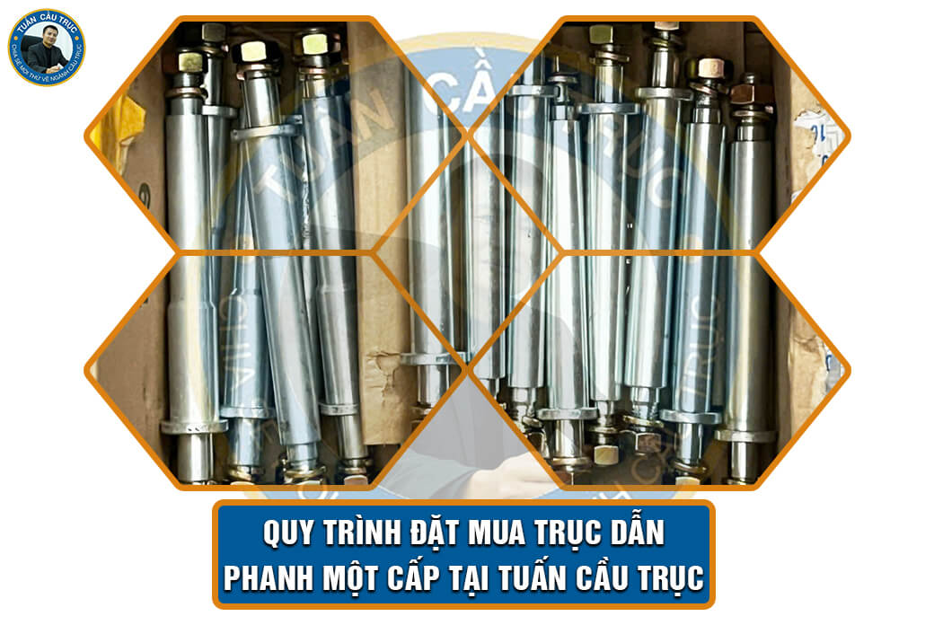 Quy trình đặt mua trục dẫn phanh một cấp tại Tuấn Cầu Trục Quy trình đặt mua trục dẫn phanh một cấp tại Tuấn Cầu Trục