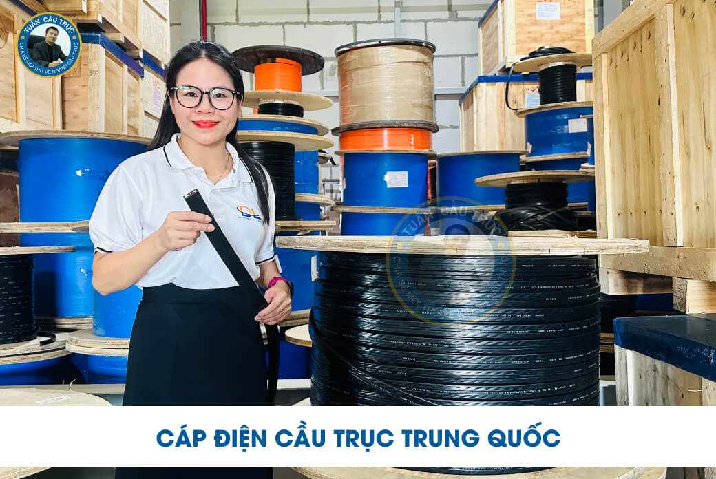 Cáp điện cầu trục Trung Quốc Cáp điện cầu trục Trung Quốc