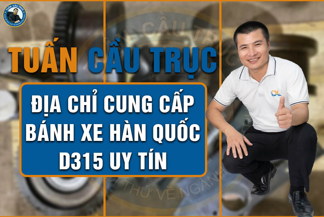 Tuấn Cầu Trục – Địa chỉ cung cấp bánh xe Hàn Quốc D315 uy tín Tuấn Cầu Trục – Địa chỉ cung cấp bánh xe Hàn Quốc D315 uy tín