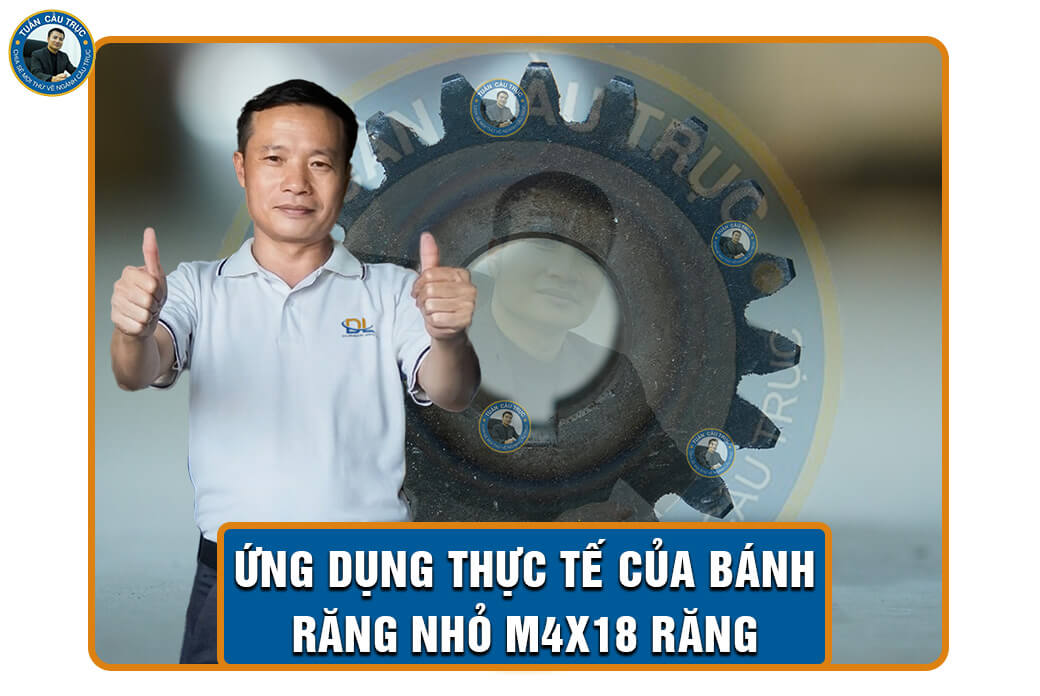 Ứng dụng thực tế của bánh răng nhỏ M4x18 răng Ứng dụng thực tế của bánh răng nhỏ M4x18 răng