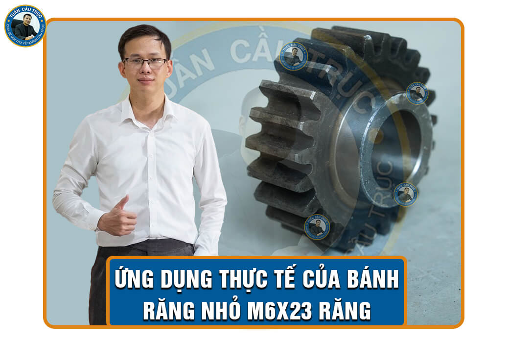 Ứng dụng thực tế của bánh răng nhỏ M6x23 răng Ứng dụng thực tế của bánh răng nhỏ M6x23 răng