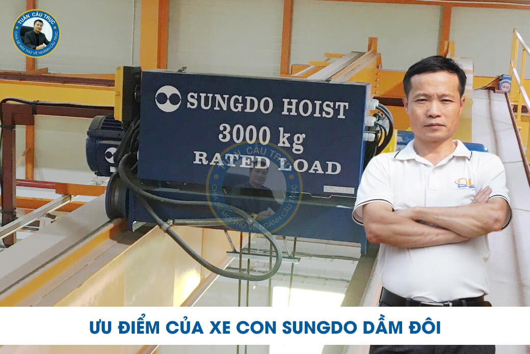 Ưu điểm của xe con Sungdo dầm đôi Ưu điểm của xe con Sungdo dầm đôi