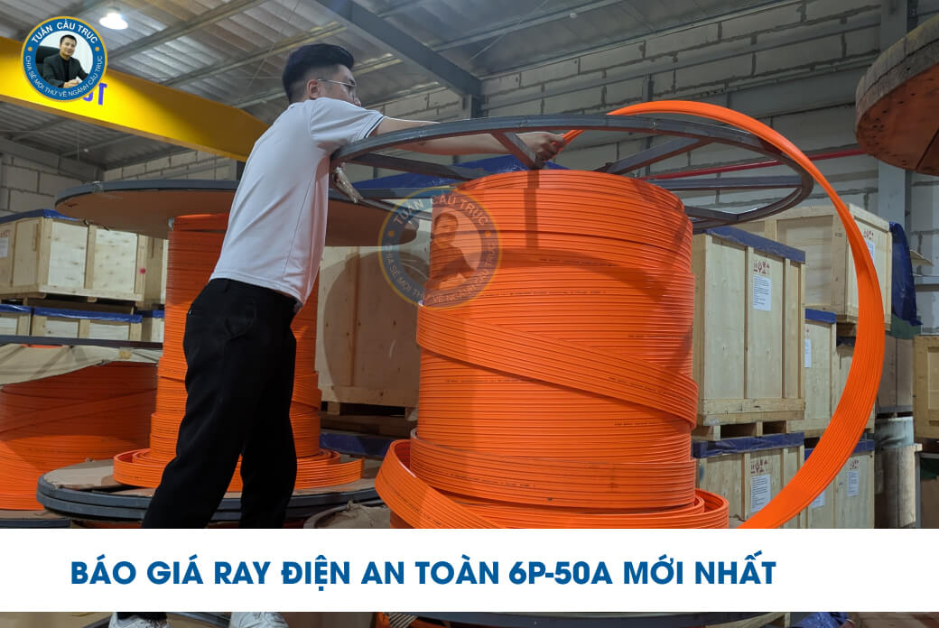 Báo giá ray điện an toàn 6P-50A mới nhất Báo giá ray điện an toàn 6P-50A mới nhất