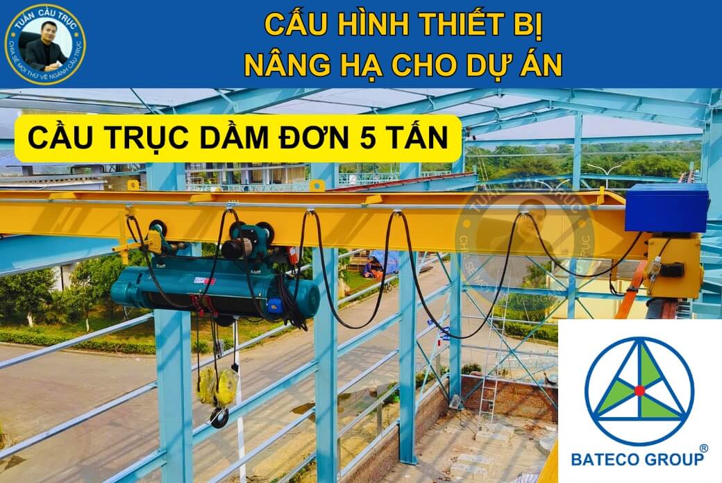 Cấu hình thiết bị nâng hạ cho dự án Cấu hình thiết bị nâng hạ cho dự án