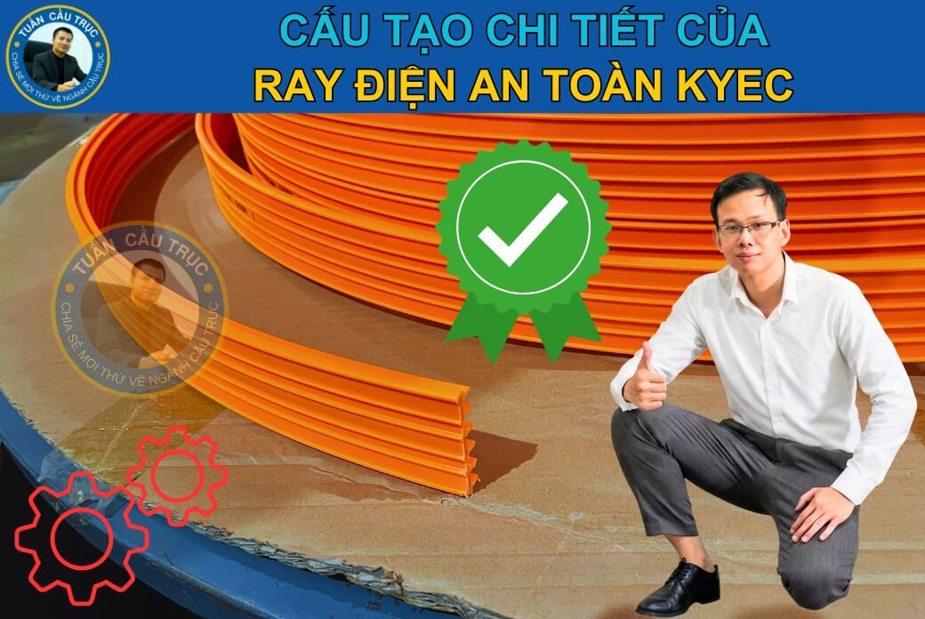 Cấu tạo của ray điện Kyec Cấu tạo của ray điện Kyec