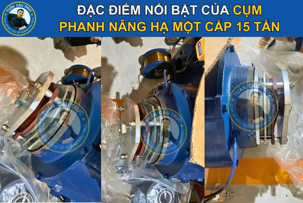 Đặc điểm nổi bật của cụm phanh nâng hạ một cấp 15 tấn Đặc điểm nổi bật của cụm phanh nâng hạ một cấp 15 tấn