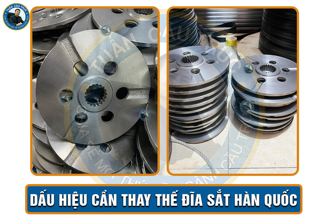 Dấu hiệu cần thay thế đĩa sắt Hàn Quốc Dấu hiệu cần thay thế đĩa sắt Hàn Quốc