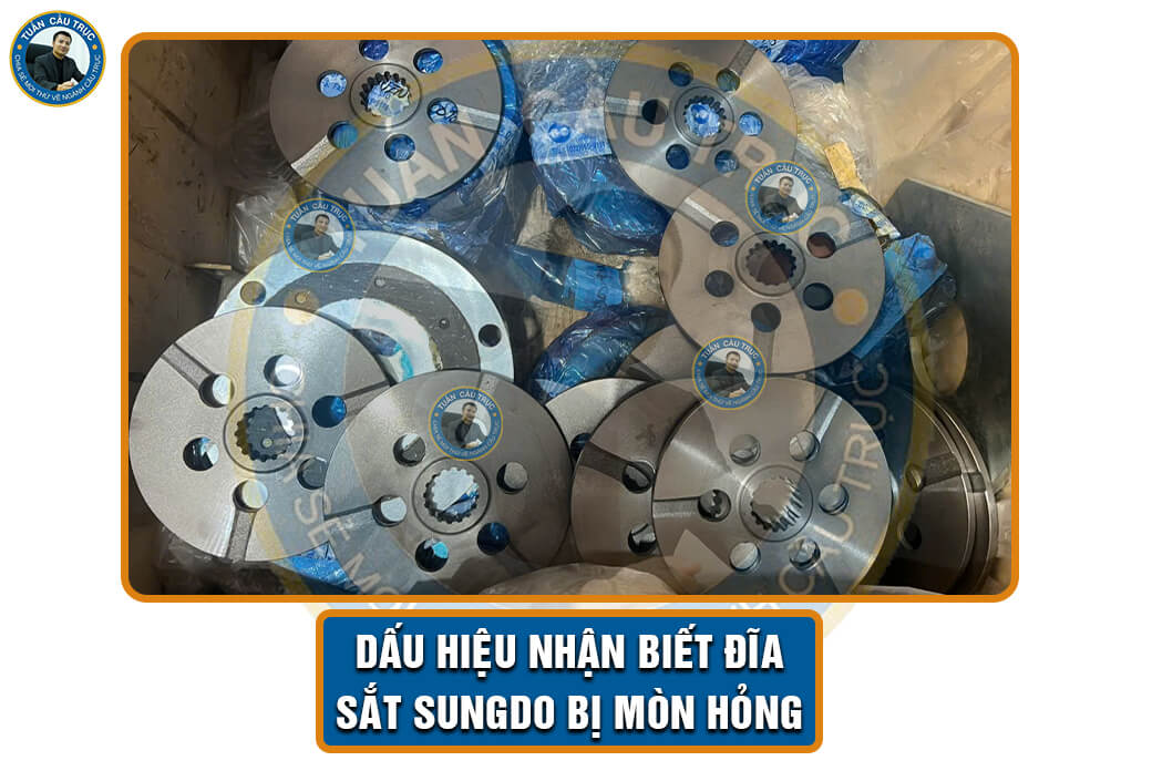Dấu hiệu nhận biết đĩa sắt Sungdo bị mòn hỏng Dấu hiệu nhận biết đĩa sắt Sungdo bị mòn hỏng