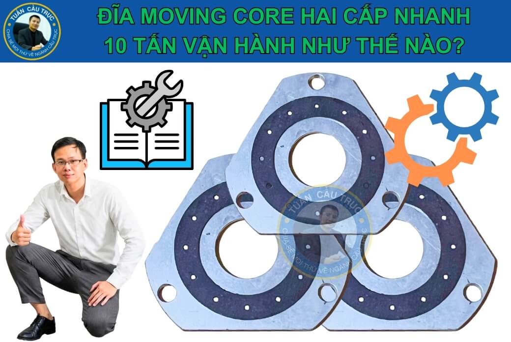 Đĩa moving core hai cấp nhanh 10 tấn vận hành như thế nào? Đĩa moving core hai cấp nhanh 10 tấn vận hành như thế nào?