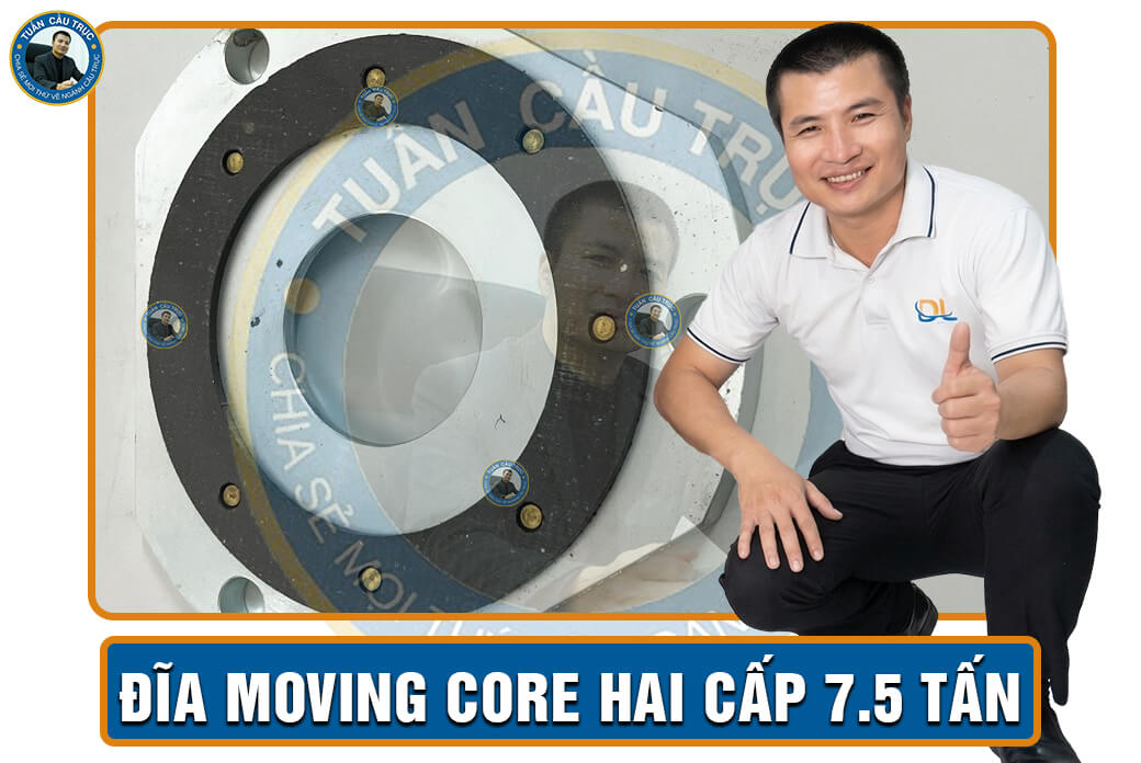 Đĩa moving core hai cấp 7.5 tấn Đĩa moving core hai cấp 7.5 tấn
