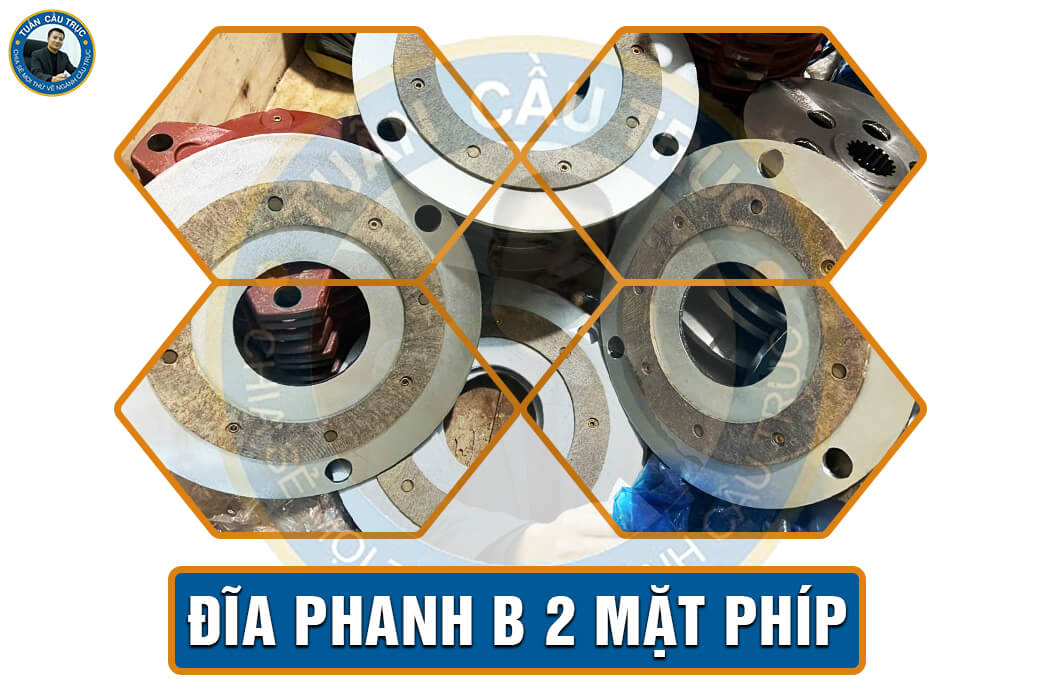 Đĩa phanh B 2 mặt phíp Đĩa phanh B 2 mặt phíp