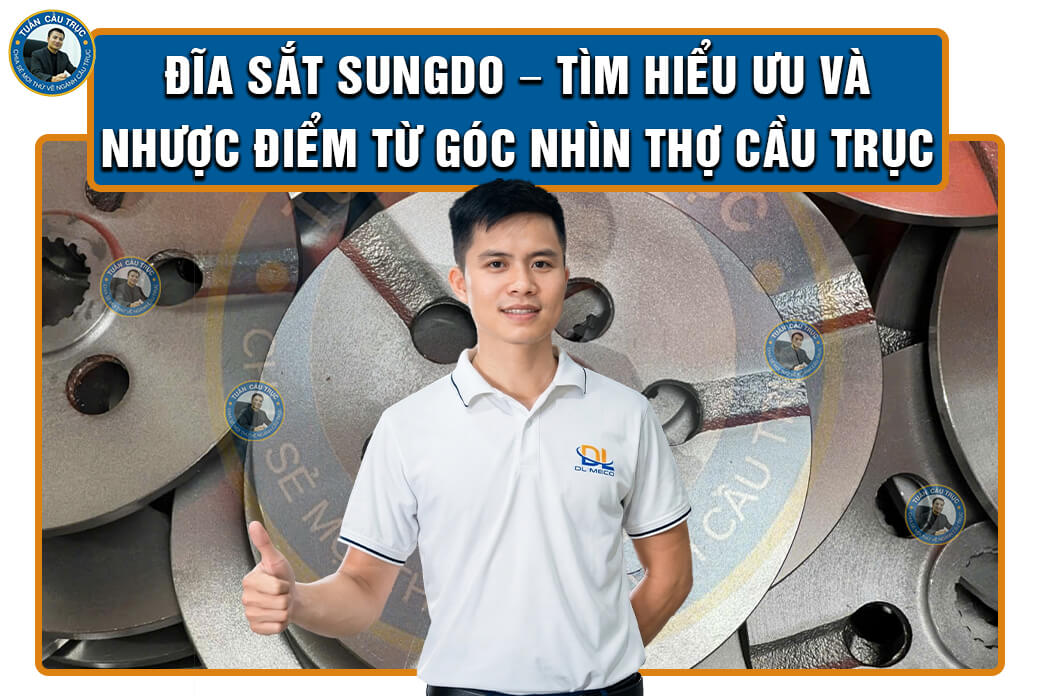 Đĩa sắt Sungdo – Tìm hiểu ưu và nhược điểm từ góc nhìn thợ cầu trục Đĩa sắt Sungdo – Tìm hiểu ưu và nhược điểm từ góc nhìn thợ cầu trục