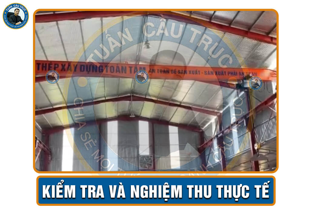 Kiểm tra và nghiệm thu thực tế Kiểm tra và nghiệm thu thực tế
