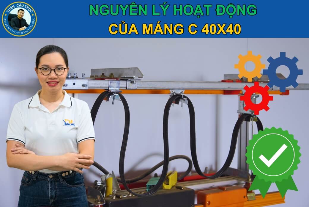 Nguyên lý hoạt động của máng C40x40 Nguyên lý hoạt động của máng C40x40