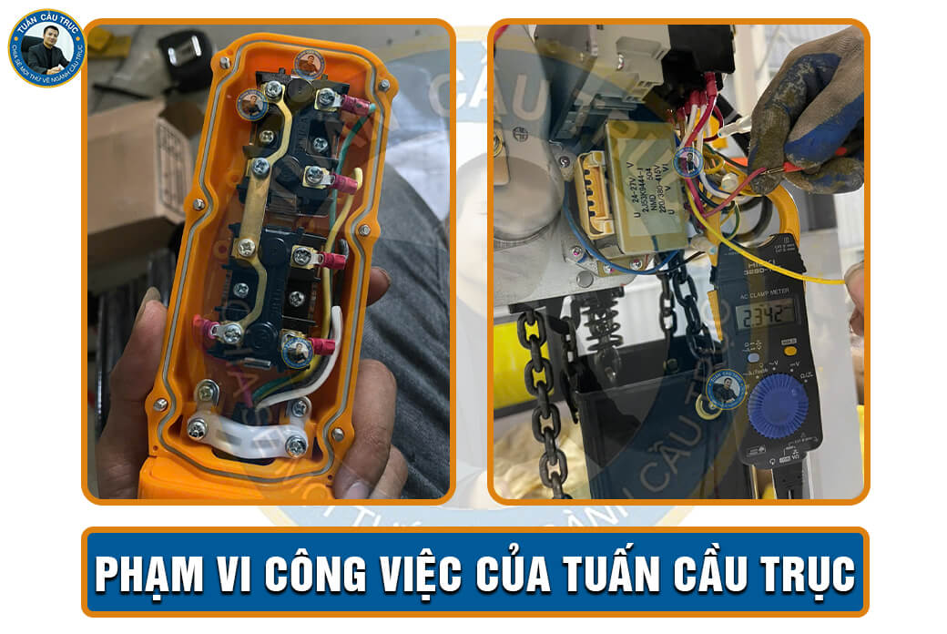 Phạm vi công việc của Tuấn Cầu Trục Phạm vi công việc của Tuấn Cầu Trục