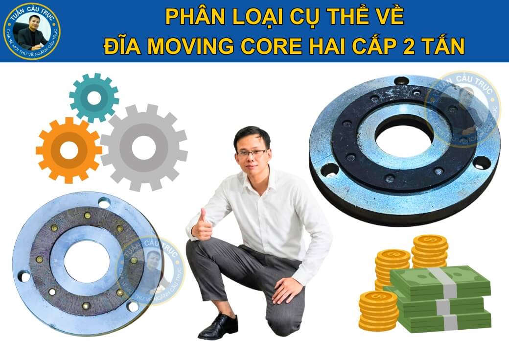 Phân loại đĩa moving core hai cấp 2 tấn Phân loại đĩa moving core hai cấp 2 tấn